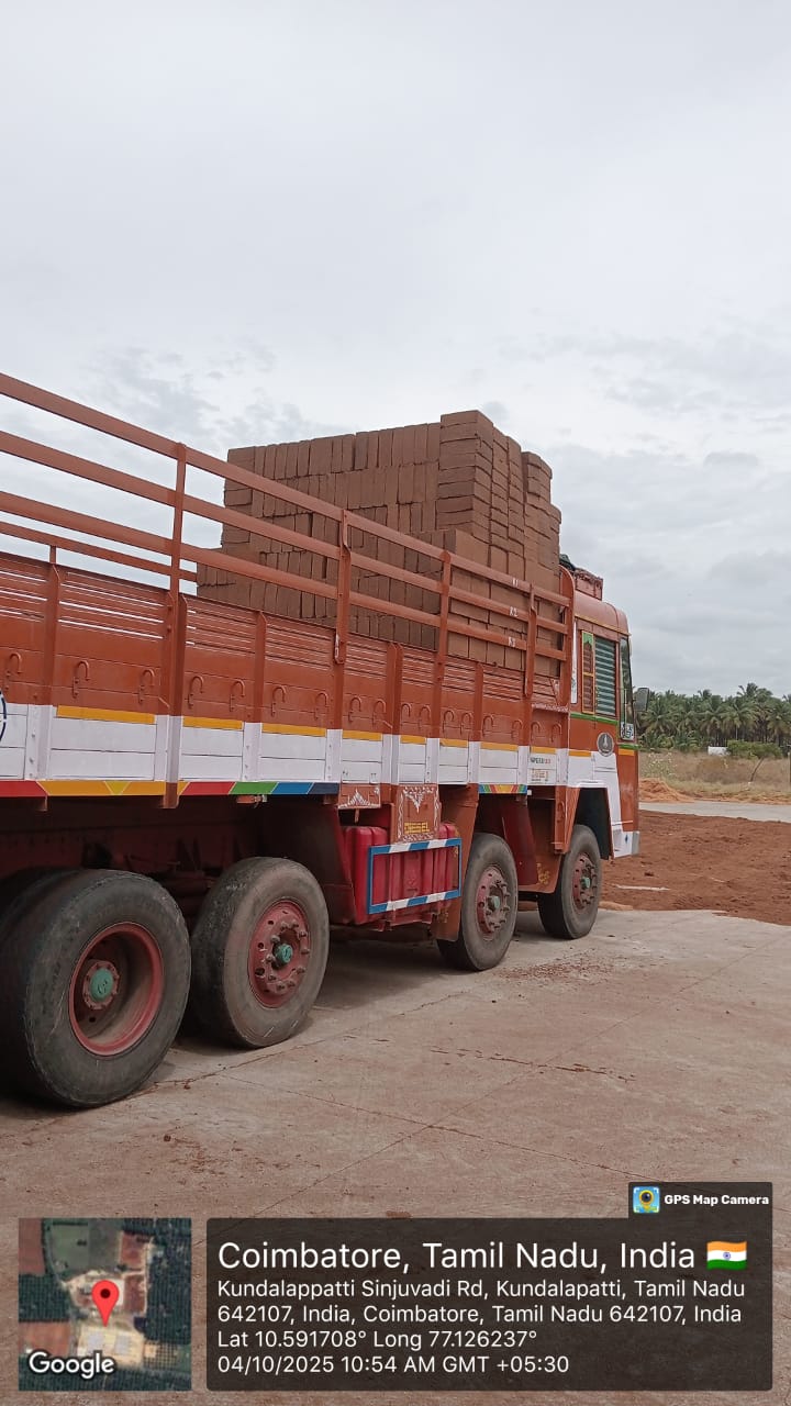 Cocopeat export containers prepared for international shipment