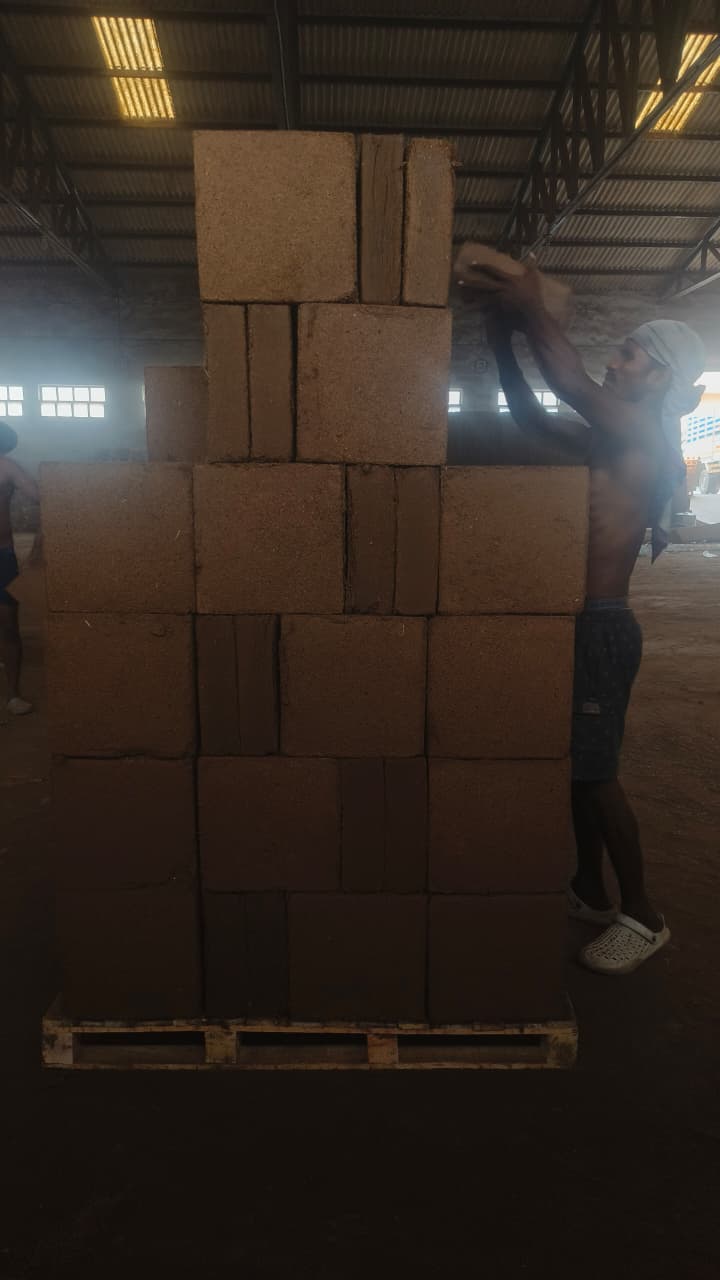 Cocopeat packaging and quality assurance operations